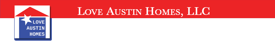 Love Austin Homes title and logo